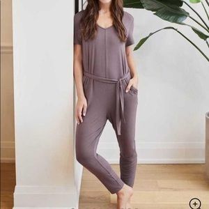 Knix Romper in Violet Dusk with Pockets XXL
